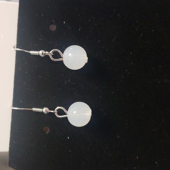 Moon necklace long chain with matching earrings - Picture 3 of 6